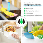 HOMERHYME Swedish Dishcloths, 18 Pack Kitchen Towels Dish Rags, Absorbent Swedish Dish Towels for Kitchen, Non-Scratch Cellulose Sponge Cloths, Biodegradable Washable Reusable Paper Towels, Assorted