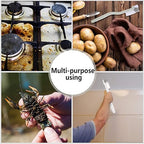 Patelai 4 Pieces Cleaning Brush Sets Small Scrub Brush Household Use for Cleaning Bottle Sink Kitchen Sink Corner Dish Edge Grout Bathroom Sliding Door Window Track(White, Blue)