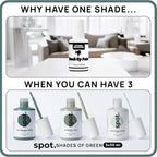 spot. Touch-Up Paint | Matte Finish for Cabinets, Walls, Doors & Furniture | Multi-Tone Green Repair Kit | Quick-Dry, Self-Priming, Low-Odor, Eco-Friendly | No-Sanding or Primer Needed | 3 Pack