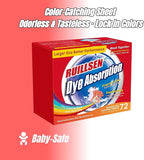 Dye Absorption Dye Trapping Sheets, 288 Count Household Cleaning Toilet Supplies Laundry Fragrance Free Color Collector Grabber Cleaner Machine Use With Mix Different for Single People