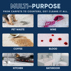 Oxy Pet Carpet Cleaner Spray | Pet Stain Remover for Pet Urine, Cat Pee, Dog Poop | Deep Spot Treating Action on Carpeting, Upholstery, Laundry, Pet Beds & More (128 Fl Oz)
