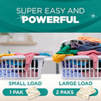 ARM & HAMMER Deep Clean Free & Clear Power Paks Concentrated Laundry Detergent, Free of Dyes, Perfumes and Phosphates, Dermatologist Tested, 44 Count