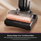 Eureka Cordless Wet Dry Vacuum Cleaner and Mop,170° Reclinable,185°F Hot Air Self-Cleaning Vacuum,Long Run Time,Great for Hard Floors Pet Hair Sticky Messes，RapidWash 730, Purple