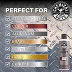 Chemical Guys Heavy Metal Polish Restorer and Protectant - Cleans, Restores, and Protects Chrome, Aluminum, Stainless Steel, and More, Safe for Cars, Trucks, Motorcycles, RVs, and Boats - 16 oz
