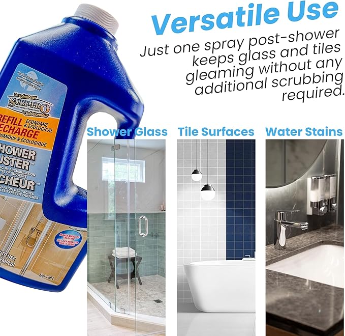 Shower Glass Cleaner Buster Economic Refill (1.89L)