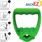 Back-Saving Tool Handle Attachment, EVR-Grip Upgrade, Labor-Saving Ergonomic Shovel Add-on Handle Green