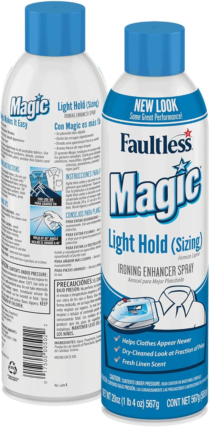 Faultless Starch 00502 Magic Sizing Fabric Finish, 20 oz 6 Pack
