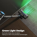 Cordless Vacuum Cleaner, Powerful Lightweight Stick Vacuum with Self-Standing, Anti-Tangle, 8-in-1 Rechargeable Vacuum Cleaners for Home, Hardwood Floors, Carpet, Pet Hair (Blue)