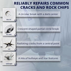 Clearshield Windshield Repair Kit - Window Rock Chip Repair Kit - Cracked Windshield Repair Kit - Auto Glass Repair Kit for 200+ Repairs