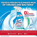 Lysol Bathroom Cleaner Spray, For Cleaning and Disinfecting, Bleach Free (Contains Hydrogen Peroxide), Cool Spring Breeze Scent, 32oz