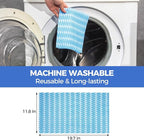 Reusable Cleaning Towels, Multi-Purpose Handy Towel, Blue Handi Wipe Reusable Cloths, Disposabel Dry Kitchen Wipes, Dish Cloths, Durable, Absoebent,Dry Quickly, 50 Count
