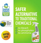 CLR Brands Calcium, Lime & Rust Remover with Cling, 22 oz. Spray Bottle, Adheres to Hard-to-Reach Surfaces, Blasts Calcium, Dissolves Lime Deposits, Zaps Stubborn Rust Stains and Hard Water Deposits