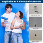 8 Pack 6 * 6 Inch Drywall Repair Patch, Drywall Repair Kit with Extended Self-Adhesive Mesh, Large Hole Patch Repair for Drywall, Heavy Duty Dry Wall Hole Repair Patch