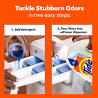 Tide Clean Boost Fabric Rinse, 62 fl oz fl oz, Removes Odors and Residues, Safe on All Fabrics, Free of Dyes and Heavy Perfumes, Original Scent