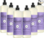 MRS. MEYER'S CLEAN DAY Liquid Dish Soap, Biodegradable Formula, Lilac, 16 fl. oz - Pack of 6