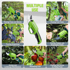 WORKPRO 7.2V Electric Pruning Shears, Battery Powered Pruning Shears, Cordless Tree Pruner, 0.8 Inch Cutting Diameter, Branch Cutter Gardening Scissors with Rechargeable Battery