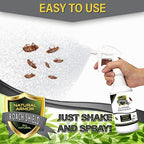 Roach Killer and Peppermint Repellent for Roaches & Cockroaches -All Natural & Safe Spray for Indoor/Outdoor Infestations - Natural Armor Roach Shield, 128 Oz Gallon, Ready to Use w/Trigger Sprayer