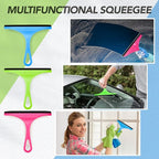 Yinder 21 Pcs Small Squeegee for Shower Glass Door 8.7" Silicone Shower Glass Window Cleaner Bathroom Squeegee for Car Windshield Window Mirror Art Class Group Craft(Candy Color)