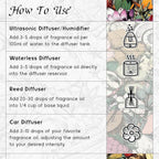 HIQILI Life Serendipity Diffuser Oil for Home Diffusers, Inspired by Chane. Chance, DIY Women Perfume, Room Sprays, Long Lasting - 0.34 Fl Oz