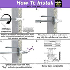TOGGLER SnapSkru SP Self-Drilling Drywall Anchor for Hollow Wall Application, Glass-Filled Nylon, Made in US, for #6 to #10 Fastener Sizes (100 Pack w/o Screws)