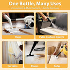 Snowlily 20X Concentrated Multi-Surface Steam Mop Solution for All Steam Mops & Machines – Cleans Floors, Curtains, Carpets & Fabrics, Fresh Floral Scent, 16.9 fl oz (Orange)