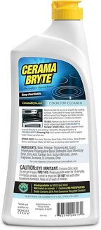 Cerama Bryte Removes Tough Stains Cooktop and Stove Top Cleaner for Glass - Ceramic Surfaces, 6-28 oz