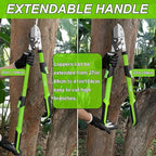 27-41" Telescopic Loppers for Tree Trimming, Heavy Duty Tree Cutter with Extendable Handle, Branch Trimmer for Garden, Farm Cutter up to 2-Inch Diameter, Low-Friction Sharp Steel Blade
