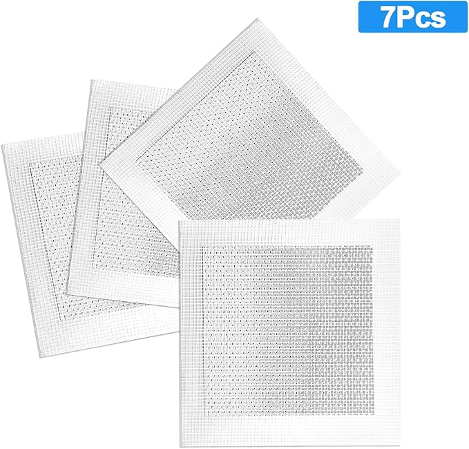 7pcs Drywall Repair Patch, 6" x 6" Drywall Patch Self Adhesive Aluminum Wall Repair Patch Kit