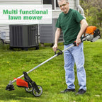 𝟖 𝐢𝐧 𝟏 Gas Weed Wacker, 52cc 2-Cycle Gas Weed Eater, 2025 Upgraded Weed Eater, 9500rpm High Power String Trimmer, Edger Pole Saw Chainsaw Pruner Brush Cutter for Yard, Garden(US Fast Arrival)