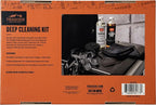 Traeger Grills Deep Cleaning Kit - Exterior Detailing Spray (16oz), Foaming Degreaser (16oz), Grill Scraper & Pad, Microfiber Towels, Nitrile Gloves - Tools for cleaning Grill, Smoker, Oven, Griddle