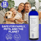 AC Drain Line Treatment 32 oz | Up to 1 Year Supply | Chlorine Free Non Toxic Formula with Natural Tea Tree Oil | Simple 3 Ingredient Solution | Safe for Homes and Institutions