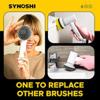 Electric Spin Scrubber, Power Cleaning Brush with 3 Heads, Cordless Waterproof Shower Scrubber with Dual Speed, Perfect for Cleaning Bathroom, Tile, Cars, Floor. Electric Scrub Brush for tub