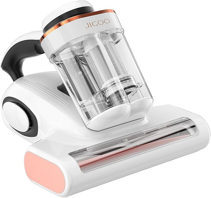 J300 Lite Mattress Vacuum Cleaner，Bed Vacuum Cleaner with Dust Sensor with 253.7nm UV-C Light，Ultrasonic and High Heating Multifunctional Handheld Vacuums for Bed, Sofa, Couch （Corded）
