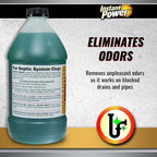 Instant Power Septic Shock – Septic Tank Treatment, Drain Cleaner Liquid Clog Remover for Septic System, 67.6 Oz