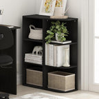 Furinno Pasir 3-Tier Corner Open Shelf Bookcase, French Oak