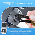 Peeps Carbon Klean Eyeglass Cleaner Replacement Pads, Efficient and Durable Carbon Microfiber Technology - Exclusively Used by NASA (1000 Uses)