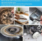 ‌Washing Machine Cleaning Brush Set - 5-Piece Crevice Cleaner & 1-Piece Drum Brush for Front Load Washer | Rubber Seal Scrubber | Tight Space Accessories