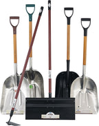 Forest Hill Manufacturing General Purpose Poly Gardener Scoop Shovel (Black Poly, 48-Inch)