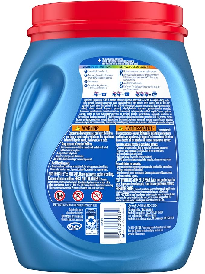 Persil Ultra Pacs Intense Fresh Everyday Clean Laundry Detergent, 66 count