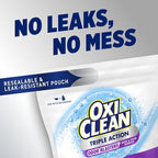 OxiClean Triple Action Odor Blasters Odor and Stain Remover Powder, Use with Detergent, Eliminates Tough Odors and Removes Stains, Color Safe and Chlorine Free, 6.5 lbs