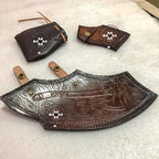 Kraatos War Axe Viking Battle Axe, Replica Ax - Handmade Forged Stainless Steel Axe Prop Tool with Viking Axe Hatchet, Solid Wood Handle Skarde, Seax Men's Gift