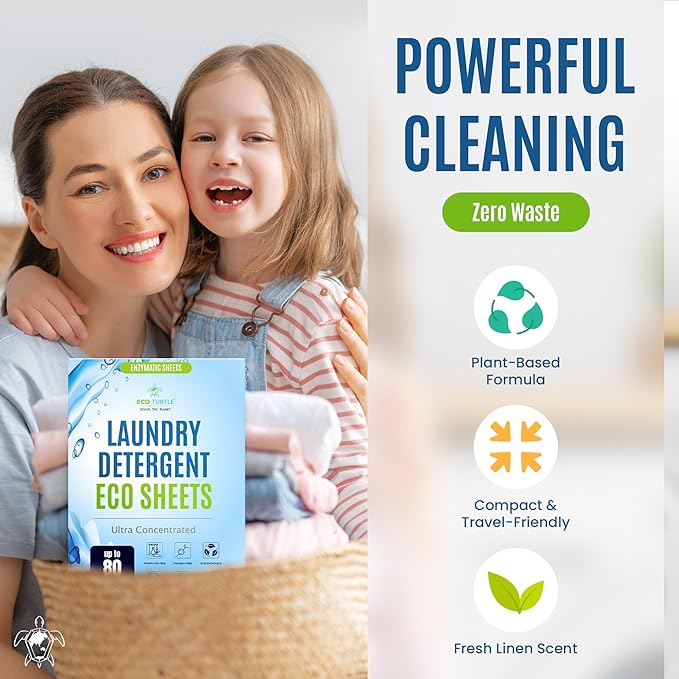 Bundle: Laundry Detergent Sheets & 3-in-1 Laundry Detergent, Fabric Softener, Color Catcher Sheets, Plastic Jug-Free, Easy-to-Use, Eco-Friendly, Laundry Washing Concentrated Liquidless Laundry Soap