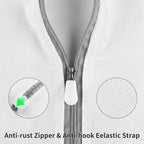 3 Pack Small Mesh Laundry Bags by MDSXO- Small Durable Lingerie Delicates Bag for Washing Machine for Socks, Bra, Mask,Baby Clothes 10 * 12 inch [3 Pack]