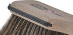 Superio Handheld Comfort Grip Plastic Dustpan and Wooden Brush Set - Hand Broom with Swiss Natural Horsehair Bristles Compact Design, 2-Pack