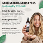 Lumi Outdoors Natural Shoe Deodorizer Spray & Odor Eliminator - Lavender Tea Tree Essential Oil Odor Eater