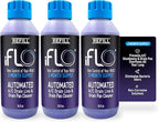 iFLO® Smart A/C Drain Line Cleaner and Drain Pan Cleaner Cartridge, Fast-Acting, Long-Lasting HVAC System Solution for Tough Clogs & Buildup, 3-Month Supply per Bottle, 3 Pack of 36oz