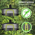 1 Layer Herb Drying Rack, Herb Drying Rack Hanging Mesh, Foldable Bud Drying Net with U-Shaped Zipper, Hooks, for Drying Herbs Plants, Flowers, Fruits, Food, Camping (1 Layer-23.62'')