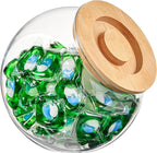 SUBEKYU Laundry Pods Container,0.85 Gallon Laundry Pod Holder Dispenser,Dishwasher Pods Container,Laundry Room Organization and Storage Box for Washing Powder,Scent Beads,Dryer Balls
