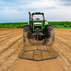 Driveway Drag Grader Harrow 84 Inch with 2 Adjustable Bars Driveway Drag Grader for Landscape Leveling or Farm Garden Field