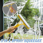 3 in 1 Spray Squeegee, Window Squeegee with Sprayer, Spray WindowSqueegee Cleaner with Spray Bottle for Car, Home, Kitchen Windows